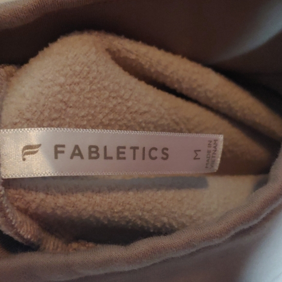 Fabletics Pullover Gray/Beige Like New Size M - Picture 3 of 3